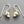 Load image into Gallery viewer, Mariposa pearl earring - sliver & gold - Makers & Providers