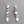 Load image into Gallery viewer, Maritima drop earring - silver & oxidized