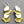 Load image into Gallery viewer, 4 x shard earring - gold over sterling silver

