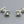 Load image into Gallery viewer, Wombat face stud with green eyes