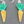 Load image into Gallery viewer, silver and enamel carrot earring