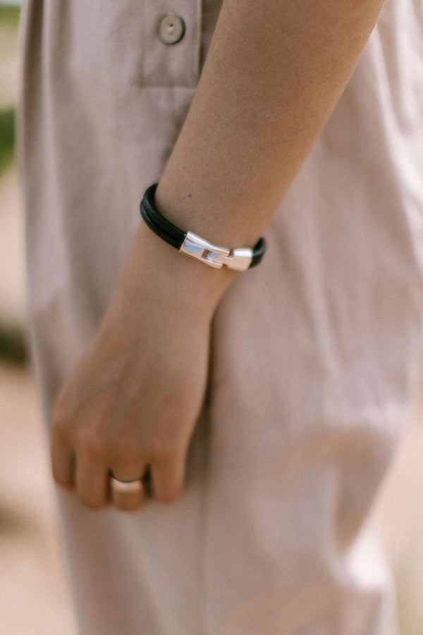 corso link bracelet - black - Makers & Providers