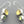 Load image into Gallery viewer, amber and citrine silver drop earrings
