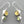 Load image into Gallery viewer, amber and citrine silver drop earrings