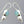 Load image into Gallery viewer, blue chalcedony and pearl earring - silver