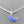 Load image into Gallery viewer, blue moon pendant necklace - sterling silver - Makers & Providers