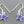 Load image into Gallery viewer, sterling silver and enamel star earring