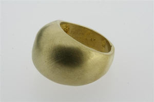 brushed bubble brass ring - brass - Makers & Providers