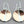 Load image into Gallery viewer, concave battered copper circle w silver wedge earring - Makers & Providers