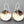 Load image into Gallery viewer, concave battered copper circle w silver wedge earring - Makers & Providers