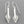 Load image into Gallery viewer, silver drop earring