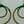Load image into Gallery viewer, double brass beaded hoop - emerald - Makers & Providers