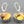 Load image into Gallery viewer, faceted amber circle earring - sterling silver - Makers & Providers
