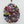 Load image into Gallery viewer, flower/resin pendant - oval on black silk - Makers & Providers