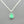 Load image into Gallery viewer, Green onyx teardrop silver pendant necklace - Makers & Providers