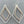 Load image into Gallery viewer, Silver & copper diamond earring - hammered - Makers & Providers