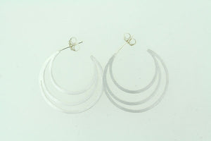large moon cutout earring - Makers & Providers