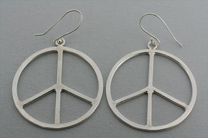 large peace earring - Makers & Providers