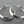Load image into Gallery viewer, Large hammered convex earring hoop stud - sterling silver - Makers & Providers