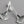 Load image into Gallery viewer, oxidized silver ginkgo leaf earring