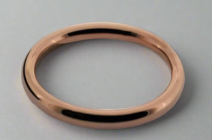 oval tubular bangle - copper - Makers & Providers