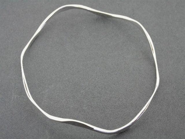wavey bangle - sterling silver - Makers & Providers
