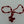 Load image into Gallery viewer, string rosario bracelet - red - Makers & Providers