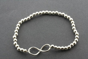 infinity bracelet - silver - Makers & Providers