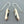 Load image into Gallery viewer, Rectangle copper & silver earrings with bronzed calcite & obsidian - Makers & Providers