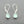 Load image into Gallery viewer, little teardrop earring - blue chalcedony - Makers & Providers