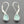 Load image into Gallery viewer, little teardrop earring - blue chalcedony - Makers & Providers