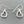 Load image into Gallery viewer, heart drop earring - sterling silver - Makers & Providers