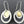 Load image into Gallery viewer, eclipse earrings - 22 Kt gold & oxidized over silver - Makers & Providers