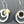Load image into Gallery viewer, eclipse earrings - 22 Kt gold & oxidized over silver - Makers & Providers