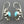 Load image into Gallery viewer, silver sun earrings with turquoise - Makers & Providers
