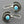 Load image into Gallery viewer, fan earrings with turquoise - Makers & Providers