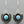 Load image into Gallery viewer, fan earrings with turquoise - Makers & Providers