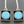 Load image into Gallery viewer, framed stone circle earring - turquoise - Makers & Providers