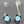 Load image into Gallery viewer, framed stone circle earring - turquoise - Makers & Providers