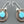 Load image into Gallery viewer, copper & silver halo earring with turquoise - Makers & Providers