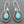 Load image into Gallery viewer, copper & silver halo earring with turquoise - Makers & Providers
