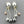 Load image into Gallery viewer, chained balloon earrings - clip-on's - Makers & Providers