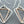 Load image into Gallery viewer, Silver diamond & cooper triangle earring - hammered - Makers & Providers