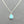 Load image into Gallery viewer, Turquoise teardrop silver pendant necklace - Makers & Providers