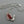 Load image into Gallery viewer, peacock wire pendant - red on 45cm ball chain - Makers & Providers