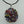 Load image into Gallery viewer, flower/resin pendant - oval on black silk - Makers & Providers
