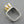 Load image into Gallery viewer, Square ring with claw - amber - Makers & Providers