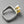 Load image into Gallery viewer, Square ring with claw - amber - Makers & Providers