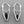 Load image into Gallery viewer, silver and onyx earrings