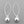 Load image into Gallery viewer, Organic ball long drop earring - fine silver - Makers & Providers
